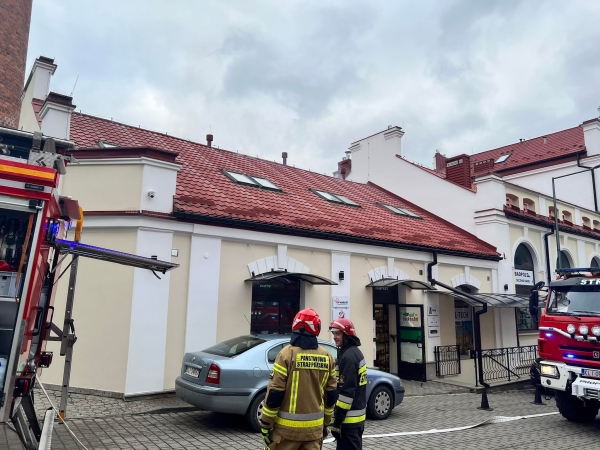 Interwencja strażaków przy ul. Józefa Marka