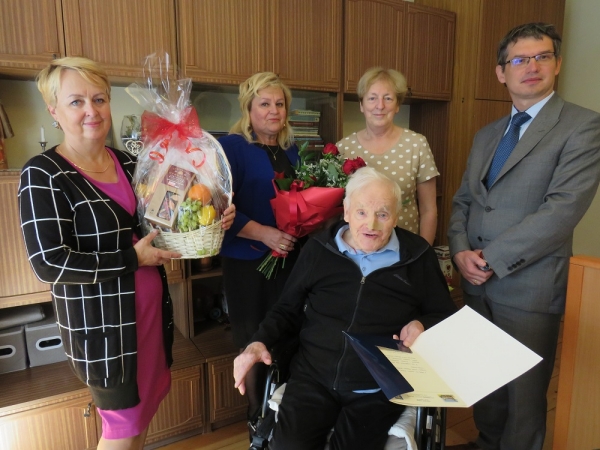 Pan Władysław Odziomek obchodził 101. urodziny