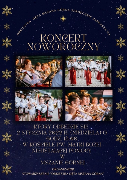 Zaproszenie na koncert noworoczny