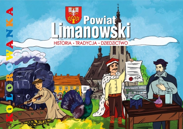 Na najmłodszych czeka kolorowanka o historii i tradycjach Limanowszczyzny