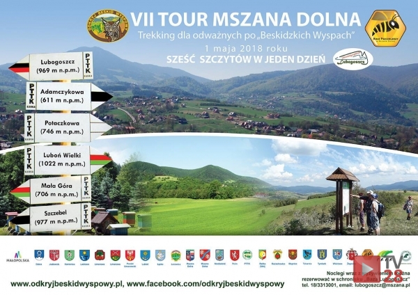 VII Tour Mszana Dolna. Trekking dla odważnych po „Beskidzkich Wyspach”