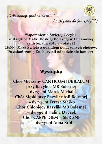 Chór CANTICUM IUBILAEUM zaprasza na swój koncert