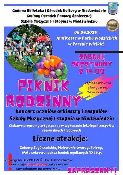 Już w niedzielę odbędzie się piknik rodzinny. Organizatorzy przygotowali mnóstwo atrakcji