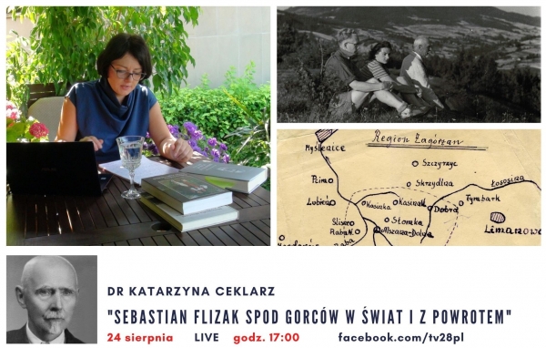 To już dzisiaj. Zapraszamy na wykład online z nagrodami. Dr Katarzyna Ceklarz opowie o książce i Sebastianie Flizaku