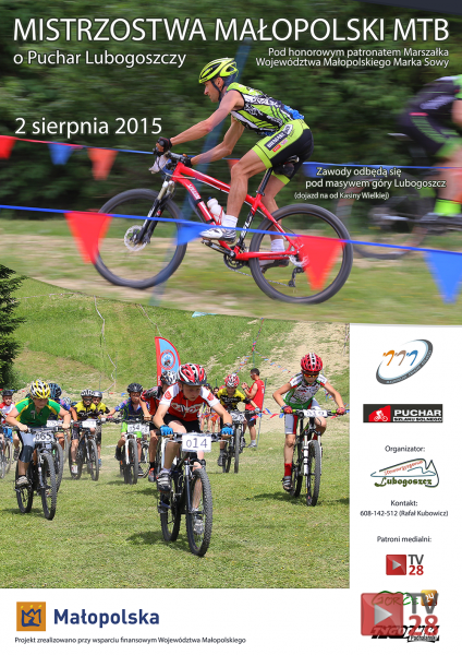 Zaproszenie. Mistrzostwa Małopolski oraz Puchar Szlaku Solnego MTB
