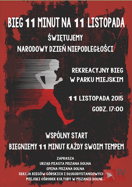 Bieg Niepodległościowy i przysięga Strzelców. Program uroczystości 11 listopada w Mszanie Dolnej