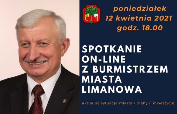 Dzisiaj spotkanie z Władysławem Biedą. Burmistrz Limanowej spotka się z mieszkańcami przez internet