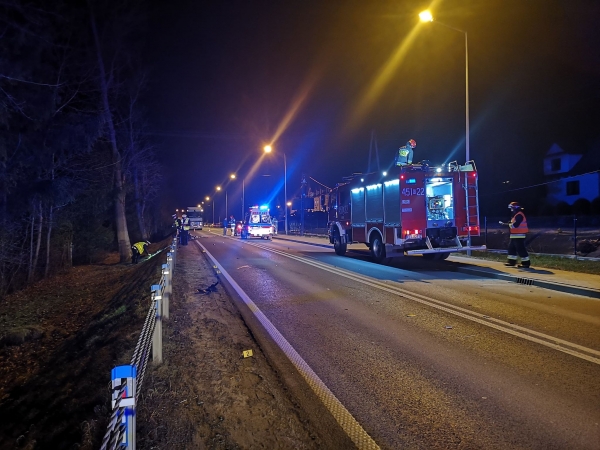 W szpitalu zmarł 29-letni motocyklista. Miał liczne obrażenia