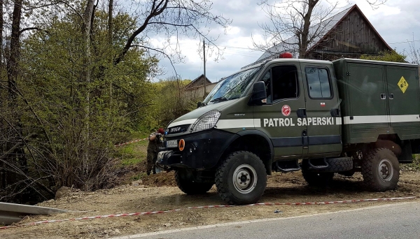 Znaleziono niewybuch w rejonie ulicy Tarnowskiej. Wydobyto ponad 1600 sztuk nabojów