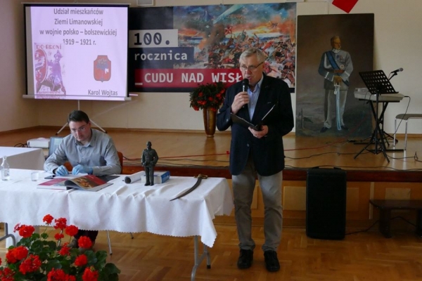 O mieszkańcach Ziemi Limanowskiej w walce z bolszewikami – wykład Karola Wojtasa w Gminnej Bibliotece Publicznej