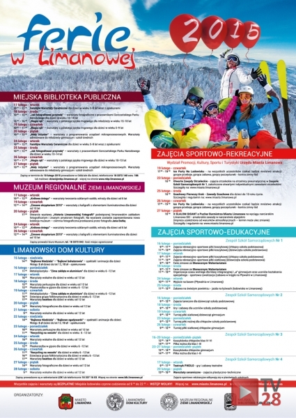 Region. Jak spędzić ferie. Na sportowo, kulturalnie czy w bibliotece