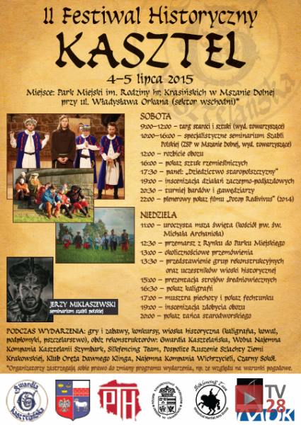 II Festiwal Historyczny w Mszanie Dolnej już w najbliższy weekend