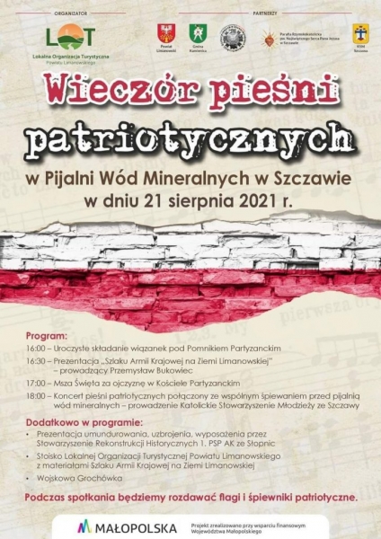 Lokalna Organizacja Turystyczna zaprasza uroczystość patriotyczną