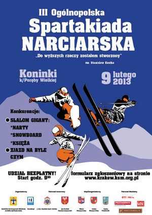III Ogólnopolska Spartakiada Narciarska KSM z nagrodami