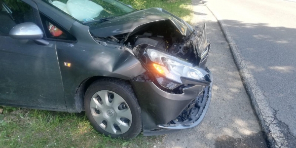 Kierująca Oplem nie ustąpiła pierwszeństwa przejazdu