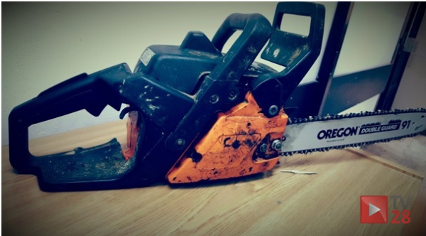 Szczawa. Groził piłą motorową i dynamitem