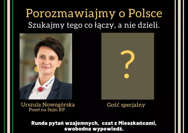 „Porozmawiajmy o Polsce. Szukajmy tego co łączy, a nie dzieli": Czat z Urszulą Nowogórską i Władysławem Kosiniakiem – Kamyszem