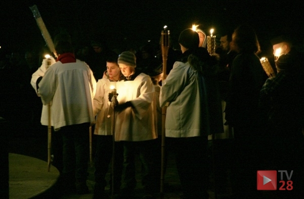 Mszana Dolna. Droga krzyżowa ulicami miasta