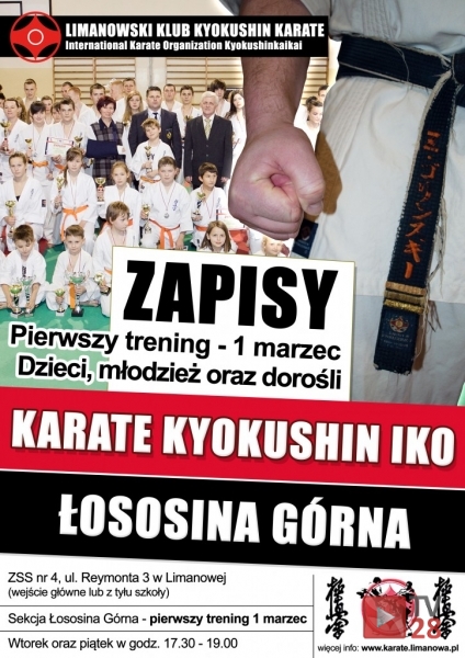 Rodzice zapisujcie swoje pociechy na lekcje karate