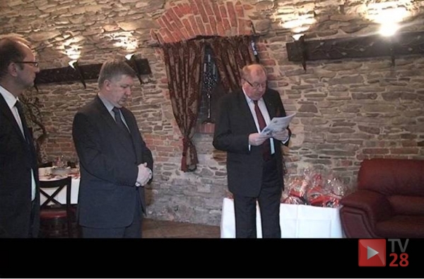 Przedsiębiorcy Regionalnego Stowarzyszenia na świątecznym spotkaniu