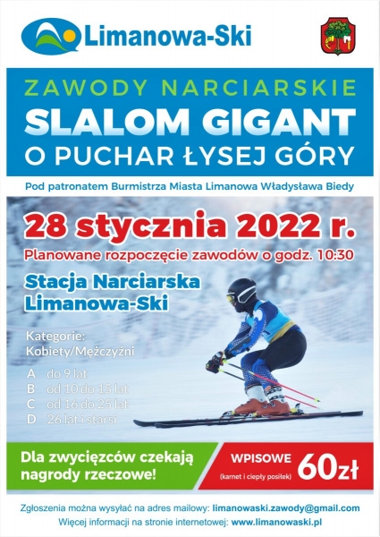 Na stacji narciarskiej Limanowa-Ski odbędą się zawody o puchar Łysej Góry