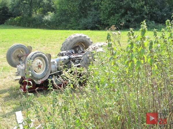 Lubomierz. 51. latek przygnieciony przez traktor.