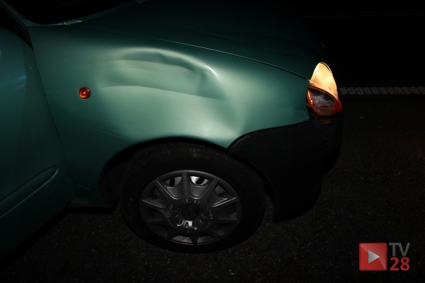 Kanina. Byczki staranowały auta