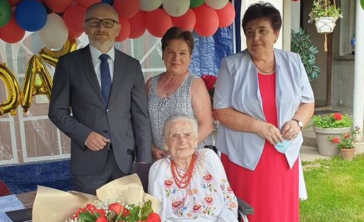 Pani Anna Palkij obchodziła setne urodziny