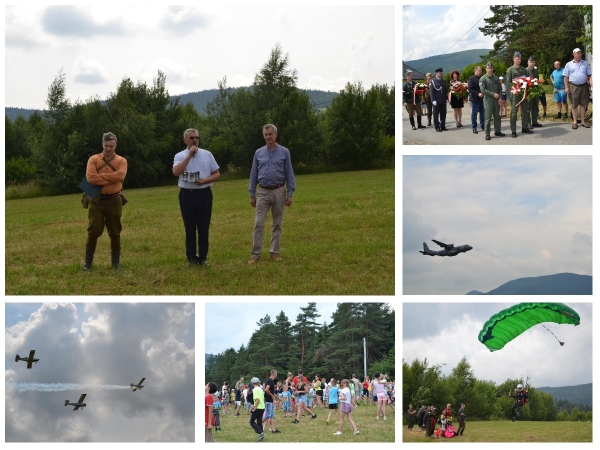 Żywa lekcja historii na zrzutowisku „Sójka”. Lotnicze akrobacje wzbudziły zachwyt publiczności