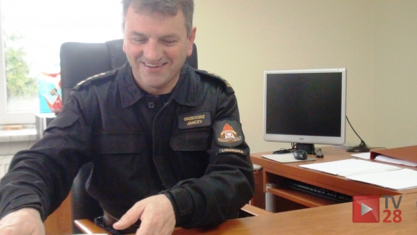 Komendant PPSP w Limanowej Grzegorz Janczy odchodzi "do cywila"