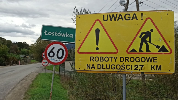Rozpoczął się remont drogi z Łostówki do Wilczyc