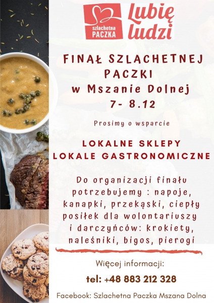 Mszana Dolna. Wolontariusze Szlachetnej Paczki proszą o wsparcie w organizacji Weekendu Cudów