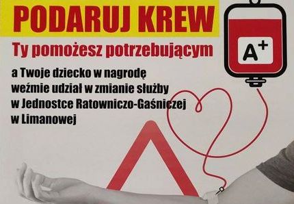 W tę sobotę druhowie z Wilkowiska zorganizują akcję krwiodawstwa