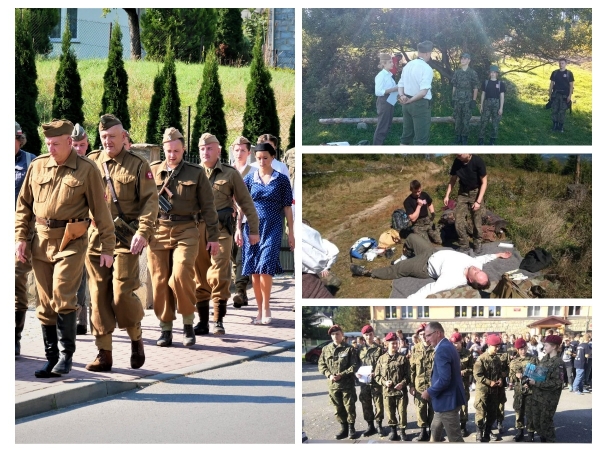 Na partyzanckich szlakach – rekonstruktorzy SRH 1. PSP AK i młodzież ze Słopnic uczestniczyli w rajdzie