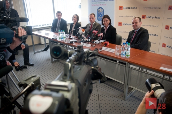 Minister Joanna Mucha w Krakowie o sporcie i olimpiadzie