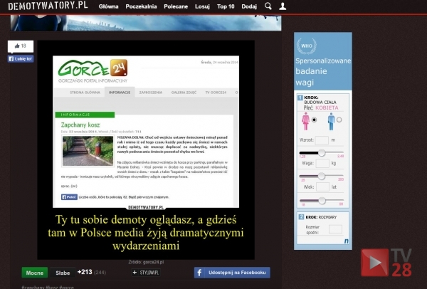 Dlaczego ten (de)motywujący kosz z Mszany Dolnej jest taki popularny