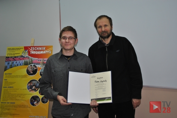 Piotr Wąchała z indeksem na studia