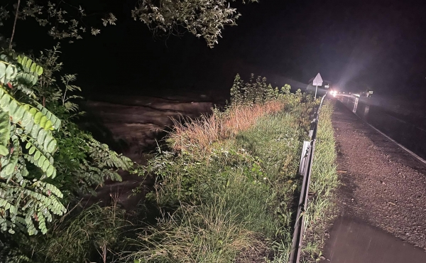 Ponad 20 interwencji strażaków: Alarm przeciwpowodziowy dla Gminy Mszana Dolna