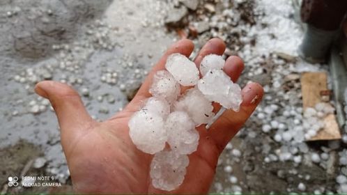 Nad częścią powiatu przeszła burza z gradem. Szkody są duże – informują czytelnicy