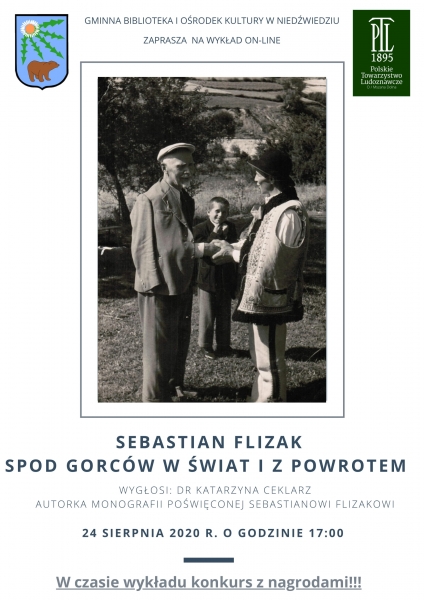Sebastian Flizak Spod Gorców w świat i z powrotem. Wykład online z nagrodami