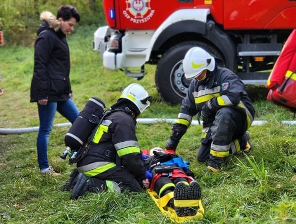 Strażacy z gminy Łukowica uczestniczyli w ćwiczeniach