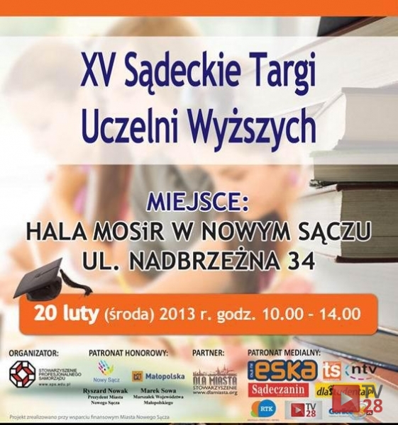 Sądeckie Targi Uczelni pod patronatem TV28