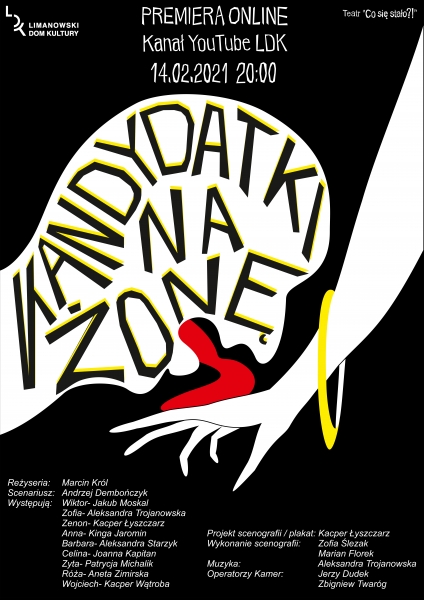 Walentynkowa premiera spektaklu „Kandydatki na żonę” w Limanowskim Domu Kultury