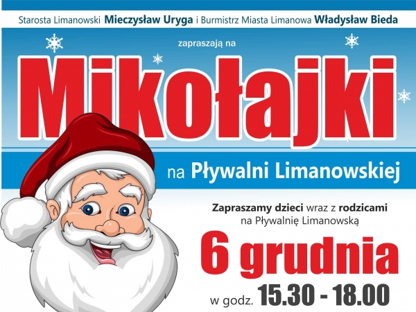 Mikołajki na Pływalni Limanowskiej