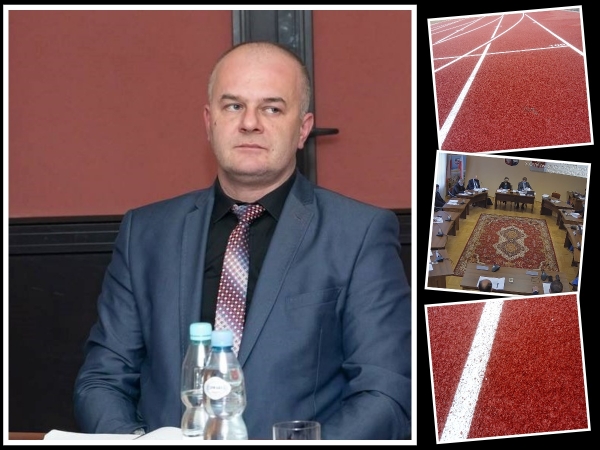 Użytkownicy niszczą kijami tartan na stadionie. Radny Rusnarczyk domaga się stanowczych działań od Urzędu Miasta