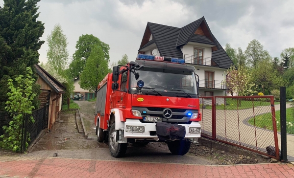 Deszcz, grad i burza: Dzisiaj nad miastem przeszła ulewa. Interweniowali strażacy