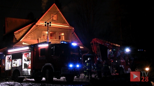 Poręba Wielka. Dym na poddaszu. Skończyło się na strachu