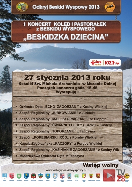 Beskidzka Dziecina. Koncert kolęd i pastorałek na żywo w TV28