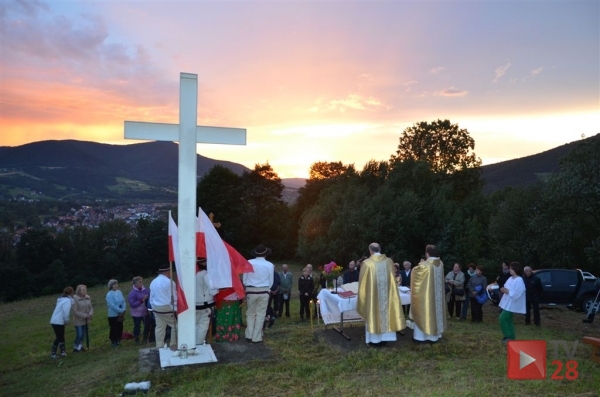 Mszana Dolna. Skromna uroczystość na Grunwaldzie
