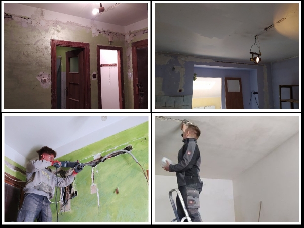 ZSTI współpracuje z OSP Mszana Dolna. W ramach praktyk zawodowych uczniowie wymienili instalację elektryczną w strażackim mieszkaniu